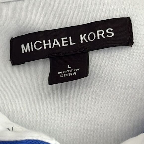 Michael Kors Greenwich Polo Tipped Collar Royal Blue - Picture 11 of 11